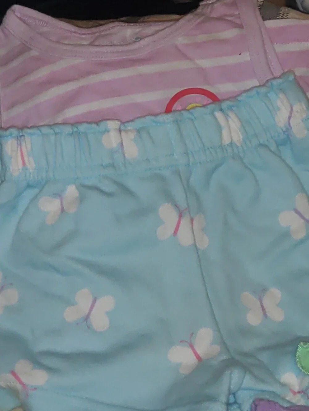 Garanimals 18 Mo. Girls Simply Summer Set- 3 Shirts, 3 Shorts, 1 Pants, Pastels